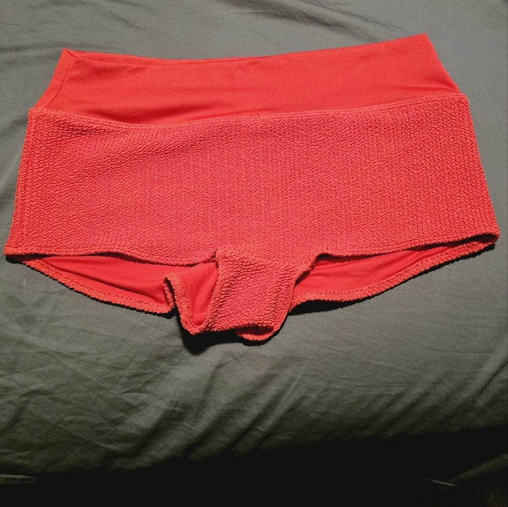 Victoria's Secret PINK sport/swim shorts. Bright red. Size medium